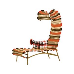 Shadowy Outdoor Lounger