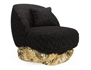ANGRA I BLACK ARMCHAIR