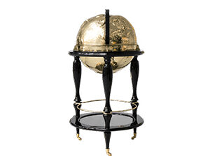 EQUATOR GOLD GLOBE BAR