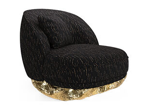 ANGRA II BLACK ARMCHAIR