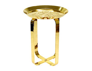 UNIQUE GOLD SIDE TABLE