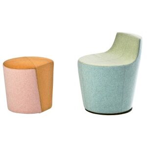 Saruyama Giro Ottoman Chair
