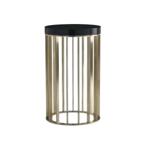 Brass side table